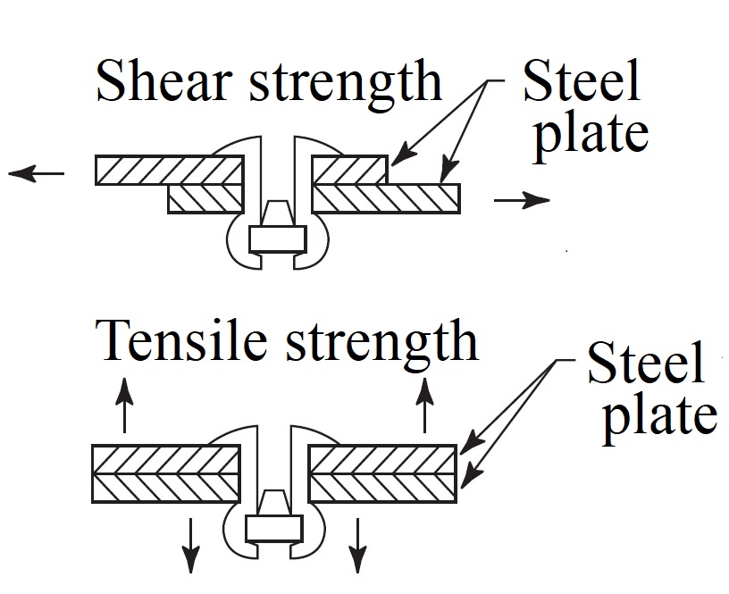 Blind rivet (domed head)/LST Stainless steel body / Stainless